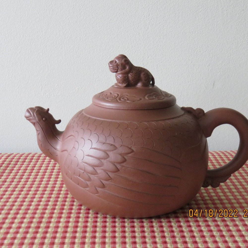 Chinese Handmade Yixing Clay Teapot - Excellent Condition; No Cracks or Chips